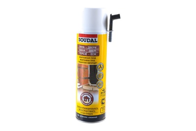 Монтажная пена SOUDAL ручная 12*500 мл (арт.107552)