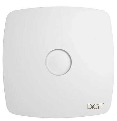 Вентилятор ERA DICITI D100 RIO 4C Matt white канальный осевой вытяжной с обратным клапаном декоративный (матовый белый)