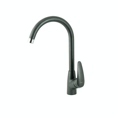 LM0405PAN Смеситель для кухни LEMARK Linara с высоким поворотным изливом АНТРАЦИТ (в цвет моек LEMARK)