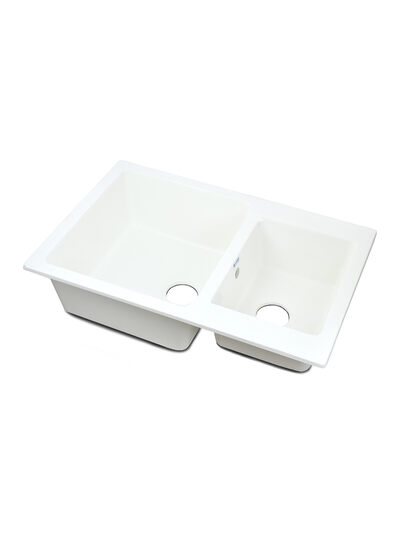 Мойка SANTREK AQUA PRO BOXY SA-B780K 2 чаши 780*510 мм (иней-321) (без сифона)