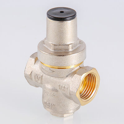 Редуктор давления поршневой VALTEC SABO PN16, от 1 до 5,5 бара, 1/2", никель (аналог VT.086.N.04) OR.232.N.04
