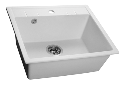 Мойка SANTREK AQUA PRO SQUARE SA-S561 1 чаша 560*500 мм (иней-321) (+сифон)