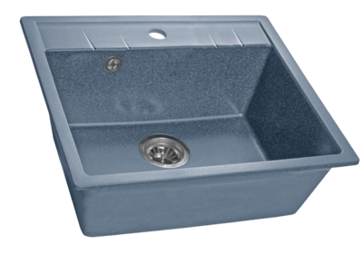 Мойка SANTREK AQUA PRO SQUARE SA-S561 1 чаша 560*500 мм (графит-309) (+сифон)