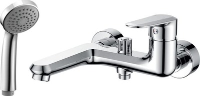 Смеситель для ванны с коротким изливом RUSH Devon (DE7535-44), (хром)