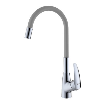 LM0415C-Gray Linara Смеситель для кухни, с гибким изливом, хром/серый LEMARK