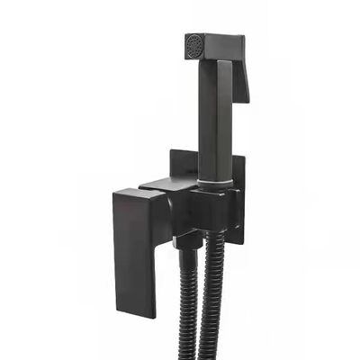 Смеситель c гигиеническим душем встраиваемый RUSH Thira (TR3635-99Black) РАСПРОДАЖА