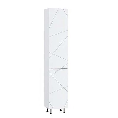 Пенал SANTREK HOME "Джой-35" (Белый глянец) 2 двери Правый 350х1872х320