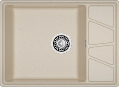 Мойка для кухни GranFest Композит VERTEX 680L чаша+крыло 680*500мм (V-680L кашемир)