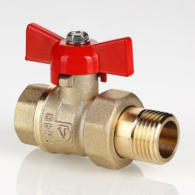 Кран вода VALTEC СТАНДАРТ 1/2" г/ш баб американка (PN40) VT.127.GN.04