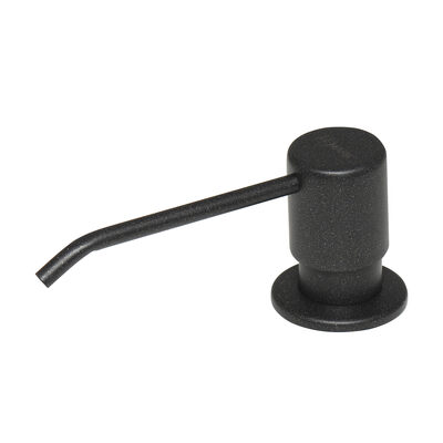LM8201PAN EXPERT Дозатор для жидких моющих средств врезной, нерж.сталь/пластик, АНТРАЦИТ LEMARK