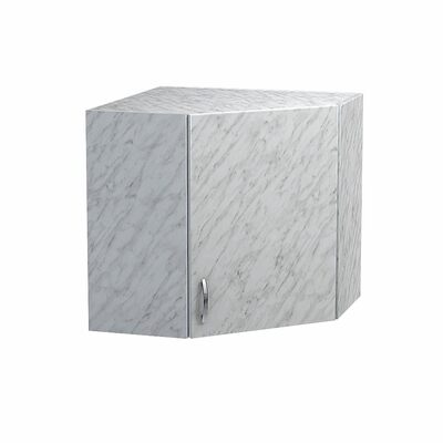Шкаф угловой 60*60 цвет Карара SANTREK HOME (ЛДСП)