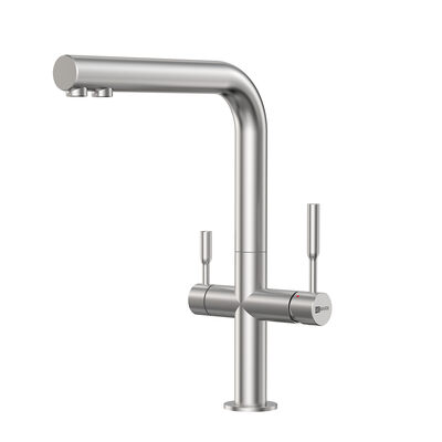 LM5063S Expert Смеситель для кухни с подключением к фильтру питьевой воды, сталь LEMARK
