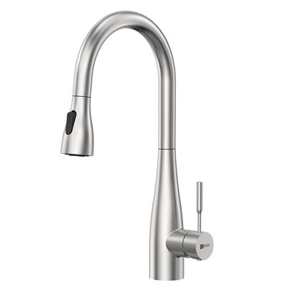 LM5084S Expert Смеситель для кухни с вытяжным изливом, сталь LEMARK