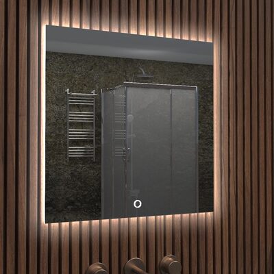 Зеркало SANTREK HOME с фронтальной LED подсветкой "КРОНАС" 800х800мм квадрат. ***