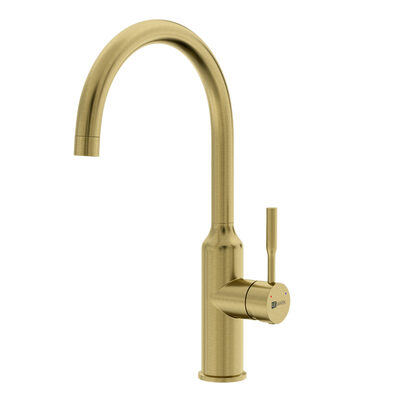 LM5079LGN Expert Смеситель для кухни с поворотным изливом, светлое золото нано LEMARK