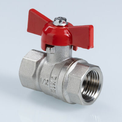 Кран вода VALTEC СТАНДАРТ ГОСТ 1/2" г/г баб (PN40) VT.122.N.04