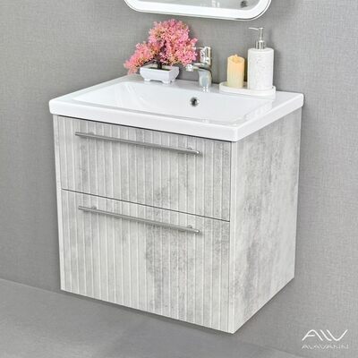 Тумба EMMA-60 под рак Moduo 60/Como 60 (серый бетон) Alavann