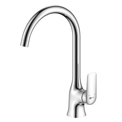 LM11405C Verba Смеситель для кухни, с высоким поворотным изливом, хром LEMARK