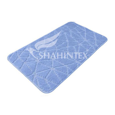 Коврик д/туалета SHAHINTEX PP 60х80 001 голубой 11 S