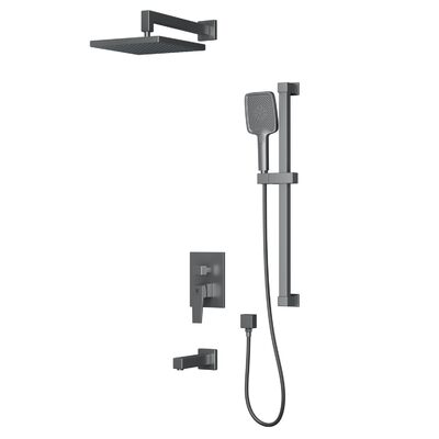 Встроенная душевая система RUSH Thira (TR3635-60Grey) графит РАСПРОДАЖА