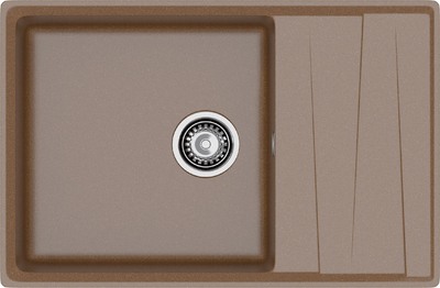 Мойка для кухни GranFest Композит LEVEL 760L чаша+крыло 450*440 (LV-760L терракот)