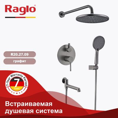 R20.27.09 Встраиваемая душевая система RAGLO (графит)