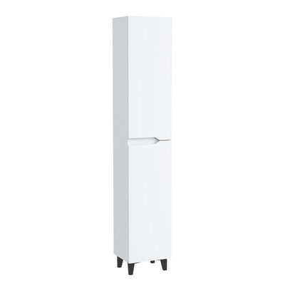 Пенал SANTREK HOME "Монако-35" (Белый монохромный) 2 двери Правый 350х1900х300