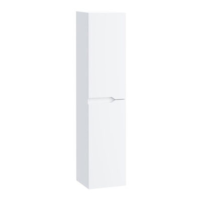 Пенал подвесной SANTREK HOME "Монако-35" (Белый монохромный) 2двери Правый 350х1500х300