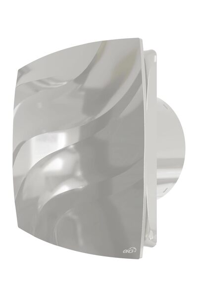 Вентилятор ERA WAVE D120С Gray накладной обр.клапан (серый)