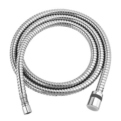 LE8050S Шланг гибкий 1,5 м для лейки кухонного смесителя, 1/2"-F(М12), EPDM-сталь хромирован, пакет с подвесом LEMARK