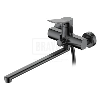2285D Смеситель Ванна LEDEME шар. d-40 дл.излив (оруж сталь)
