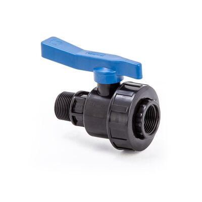 Кран шаровый 3/4" г/ш ПЭ LAMMIN