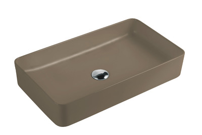 Раковина накладная HOLLER K-M6260-60CML (610*345*110мм), бежевый матовый