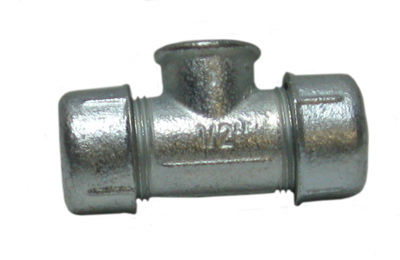 AGA Тройник зажимной TK 1/2" (внутр.резьба)