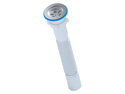 G104 Гофросифон АНИ Пласт 1 1/2"*40, L350-760мм