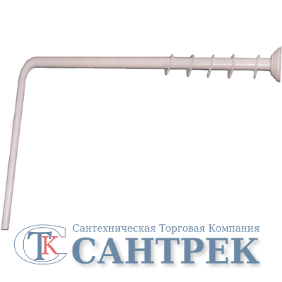 Карниз д/ванной розовый УГЛОВОЙ 90х90х90см d=22