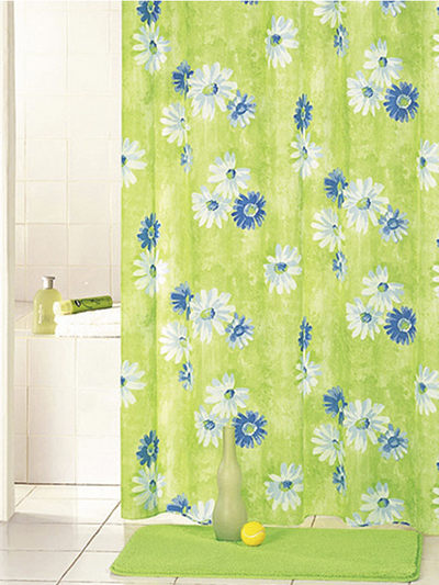 Штора для ванн BATH 180х180 (Autumn) зеленый (2189/1-N) (1)