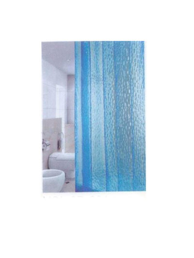 Штора д/ван "ZALEL 3D (YH-100) Transparent 180х180 (П12 ), состав 100% PVA