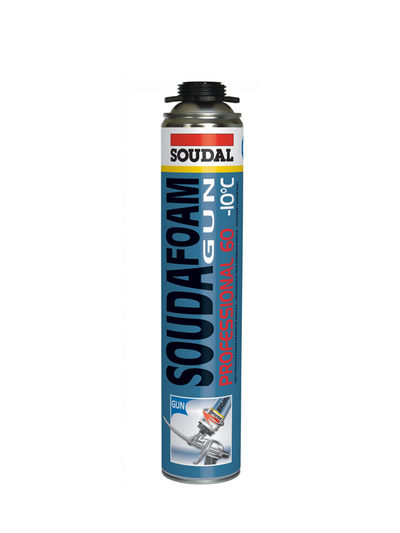 Монтажная пена SOUDAL пистолетная PROFESSIONAL зимняя 60 12*750 мл (арт. 115002)