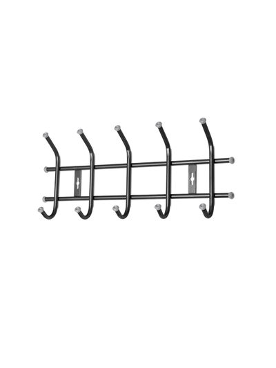 Вешалка настенная 485*215мм (5 крючков) СЕРЕБРО ВНТ5/МС