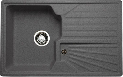 Мойка GRANICOM G-014 (780*490мм), 1 чаша+ крыло (грей)