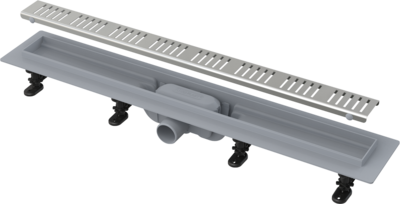 Водоотводящий желоб ALCAPLAST с решеткой из нерж. APZ10-550M (AG100401550) Чехия