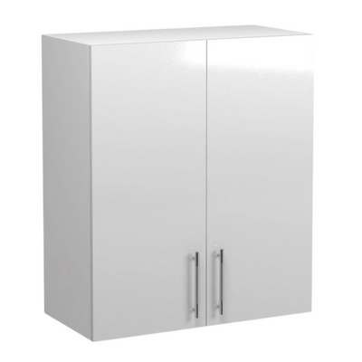 Шкаф для посуды 60 (под сушку) цвет Белый металлик фасад МДФ SANTREK HOME