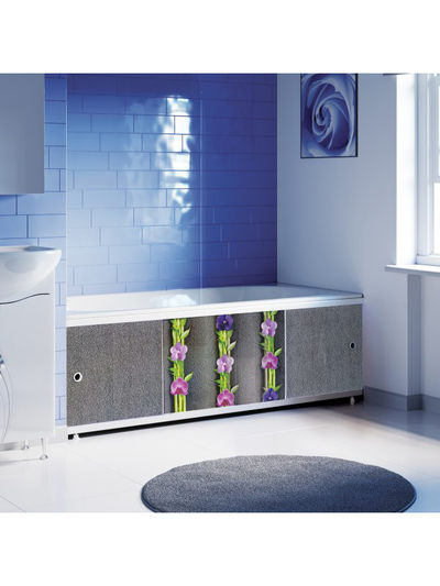 Экран под ванну "Оптима DECOR" 1,7 м пластик (037Н Орхидея) Alavann D