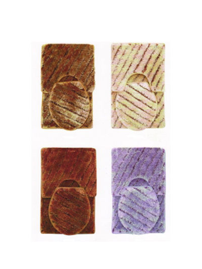 Коврик д/ванны 3 предм. ZALEL LUX CARPET SERIES 50х80 бежевый Распродажа