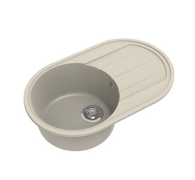 Мойка EWIGSTEIN Elegant R50F 762*480 чаша +крыло (темно-бежевый)