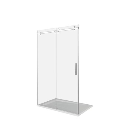 Душ.ограждение GOOD DOOR PUERTA WTW-120-С-СH Прямое стекло Прозрачн(б/поддона и автослива) (1 часть - WTW-120)