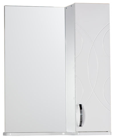 Зеркало-шкаф SANTREK HOME "Турин" (Белый) 570х717х230