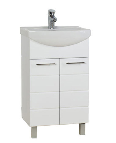 Подстолье SANTREK HOME "Корро-50" (Белый) 2 двери под умывальник "Como-50" 465*800*380