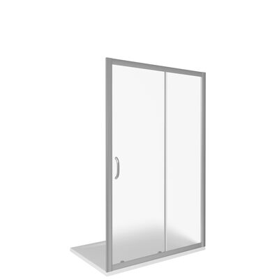 Душ.ограждение GOOD DOOR INFINITY WTW-130-G-CH Прямое, стекло ГРЕЙП 6мм (без поддона и автослива)